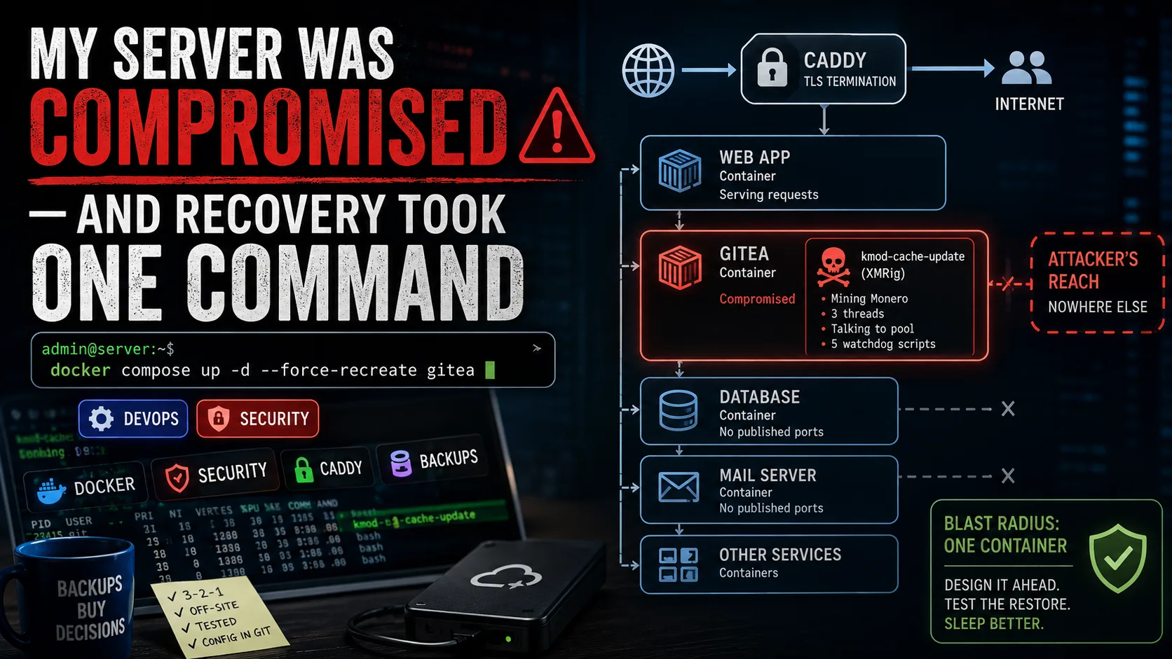 My Server Was Compromised — and Recovery Took One Command
